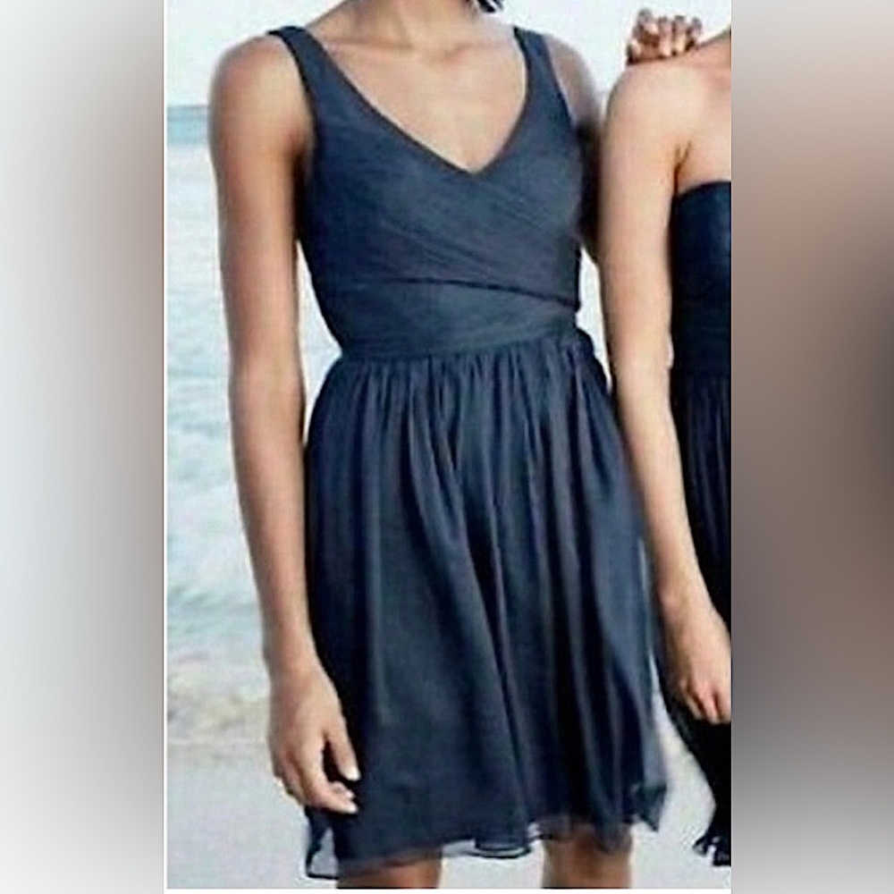 J.Crew Heidi Bridesmaid Dress, Navy, Size 4